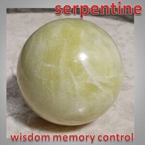 #1 56mm serpentine sphere clarity focus problem solving CHAKRA